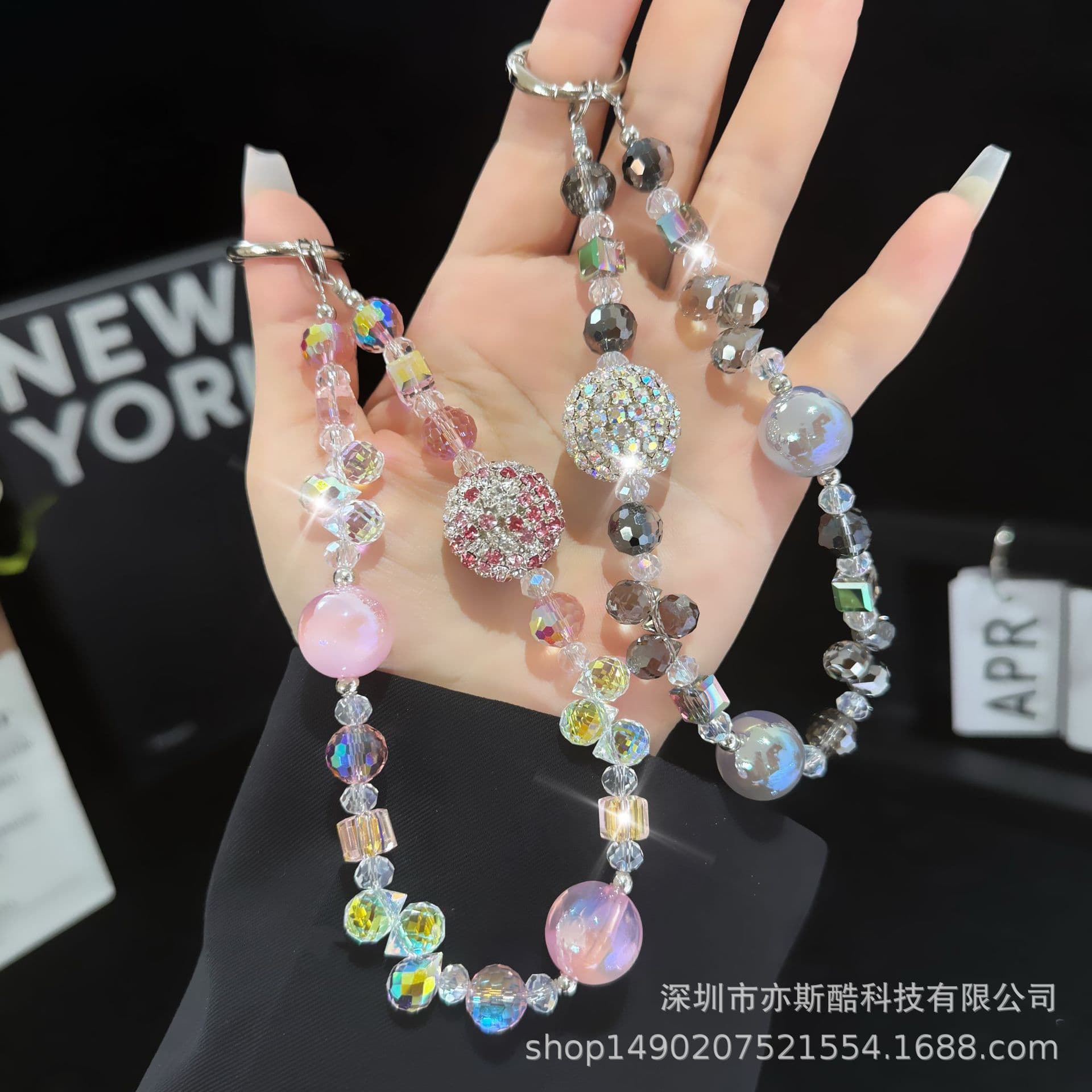 Phone Lanyard Ins Style Premium Phone Strap for Women Wrist Strap Phone Case Charm Beaded
