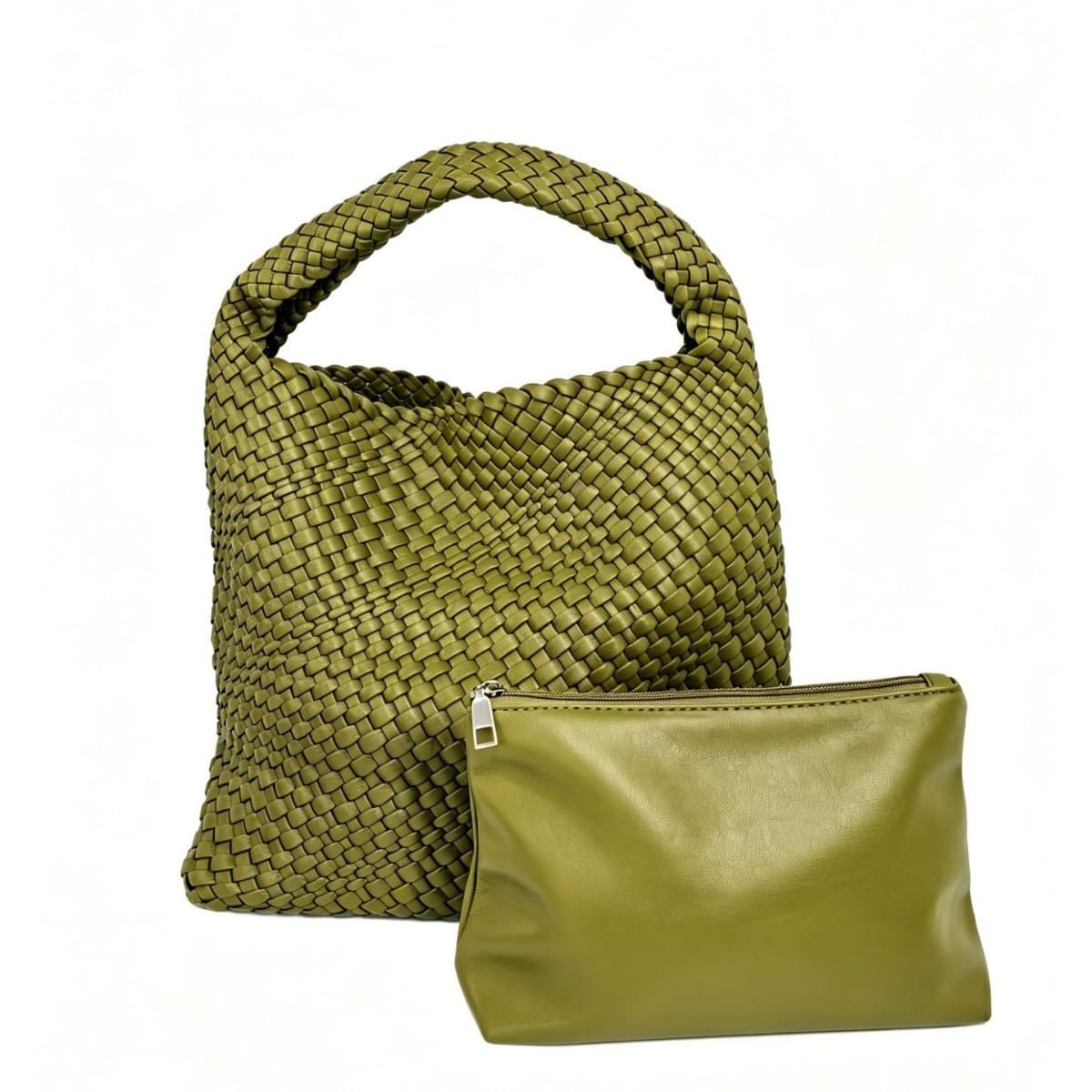 Cross-border Hot Selling Handwoven Bag Set Mother-Child Tote Bag 2026 New Large Capacity Shoulder Tote Bag