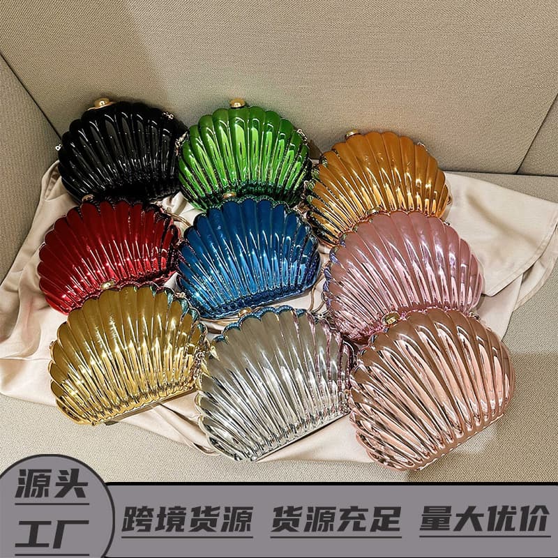 2025 New Cross-Border Evening Bag Acrylic Shell Bag High-End Evening Bag Banquet Bridesmaid Single Shoulder Crossbody Bag