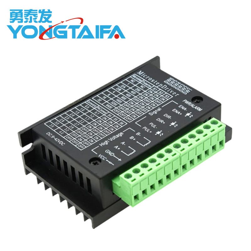 42/57 Stepper Motor Driver TB6600 Upgraded Version, 32 Subdivision, 4.0A, 42V (Pulse 3-24V)