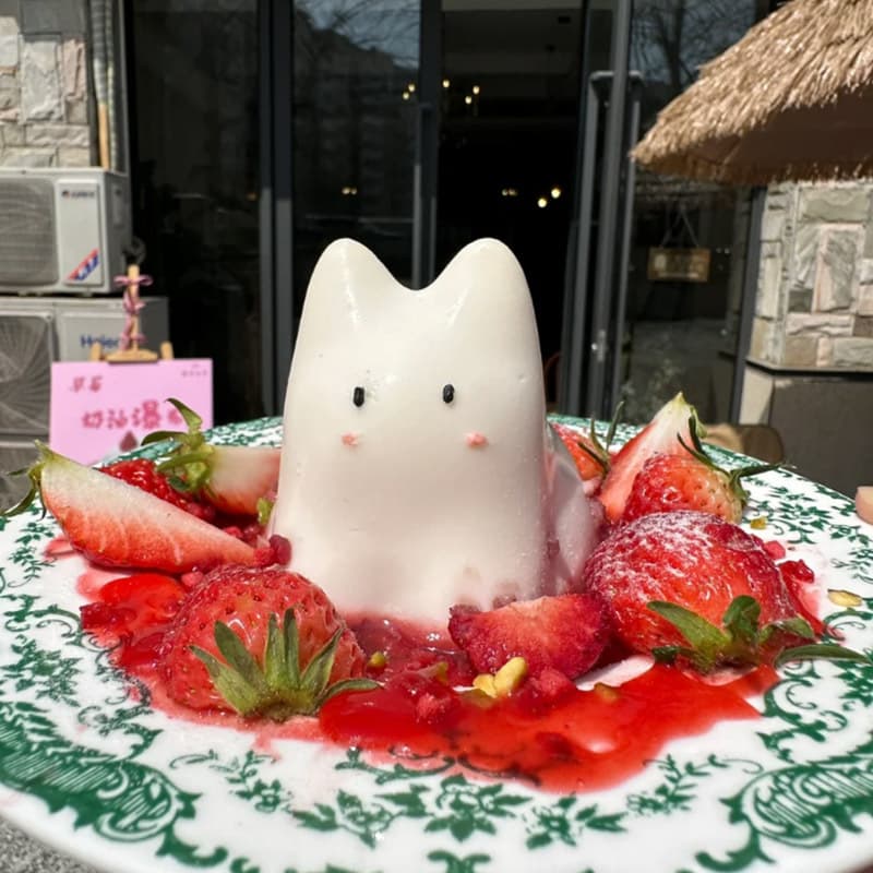 Three-dimensional Cat Milk Jelly Mold Rabbit Dinosaur Shake Jelly Silicone Mold Cartoon Pudding Mousse Cake Grinding Tool