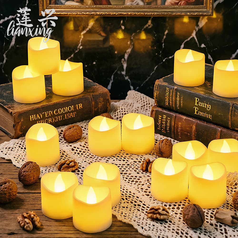 Amazon Hot Selling Electronic Candle Light, Decorative Glowing Toy for Christmas, Halloween, Holiday Parties