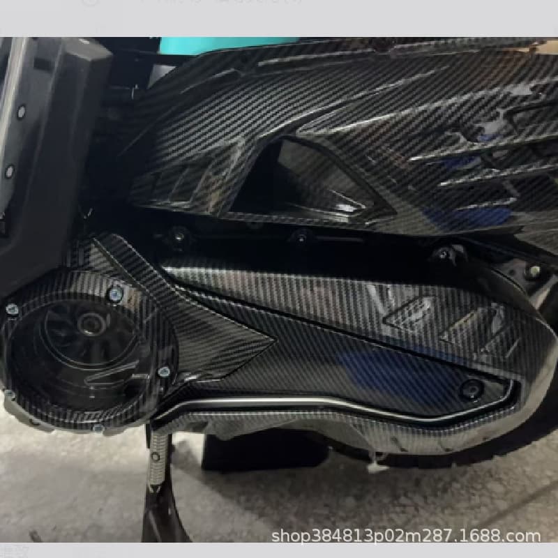 PCX ADV160 Clutch Cover 3-Piece Set Decorative Cover Transmission Cover Water Transfer Carbon Fiber Pattern Cross-Border Hot Sale