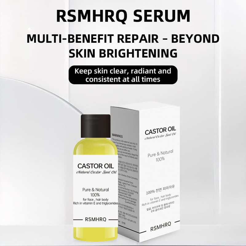Cross-border TK Hot Selling CASTOR OIL Hair Care Essential Oil Body Massage Oil Facial Essence Oil In Stock