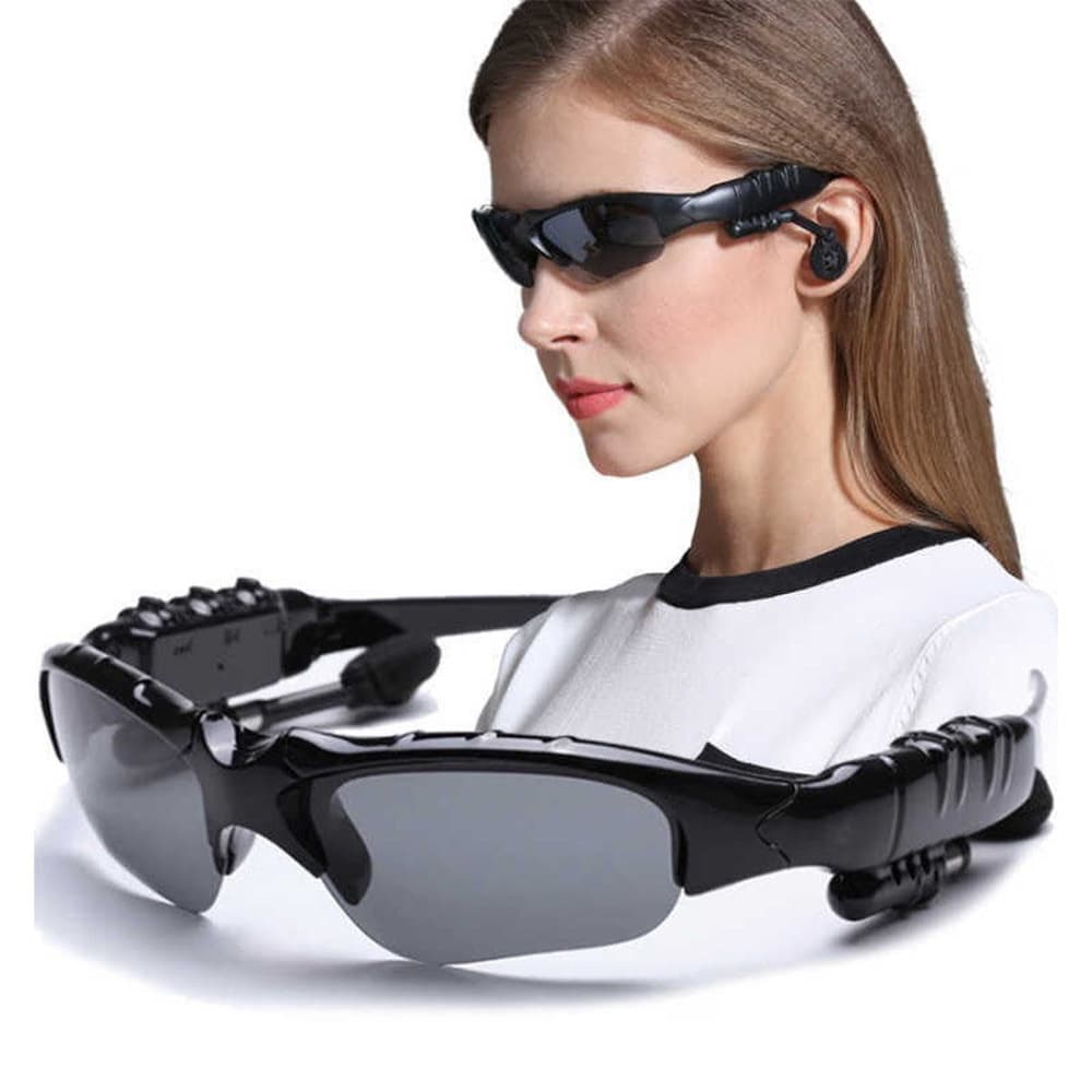 5.0 Bluetooth Smart Glasses - Wireless Bluetooth Stereo Sunglasses for Music and Calls with Polarized Lenses