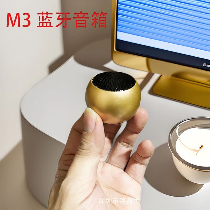 M3 Bluetooth speaker subwoofer portable mini speaker cross-border gift Bluetooth mini speaker factory wholesale