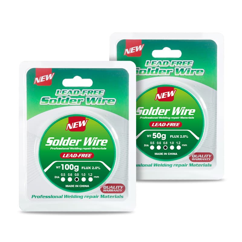 Manufacturer wholesale of lead-free solder wire, eco-friendly silver-containing tin wire, no-clean rosin core Sn-0.3Ag-Cu solder wire.