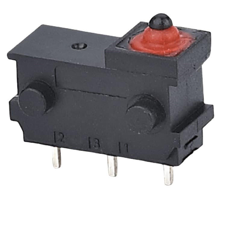 Temperature Resistant Micro Light Touch Switch 3-Pin Manufacturer Wholesale IP67 Reset Micro Switch Limit Micro Switch