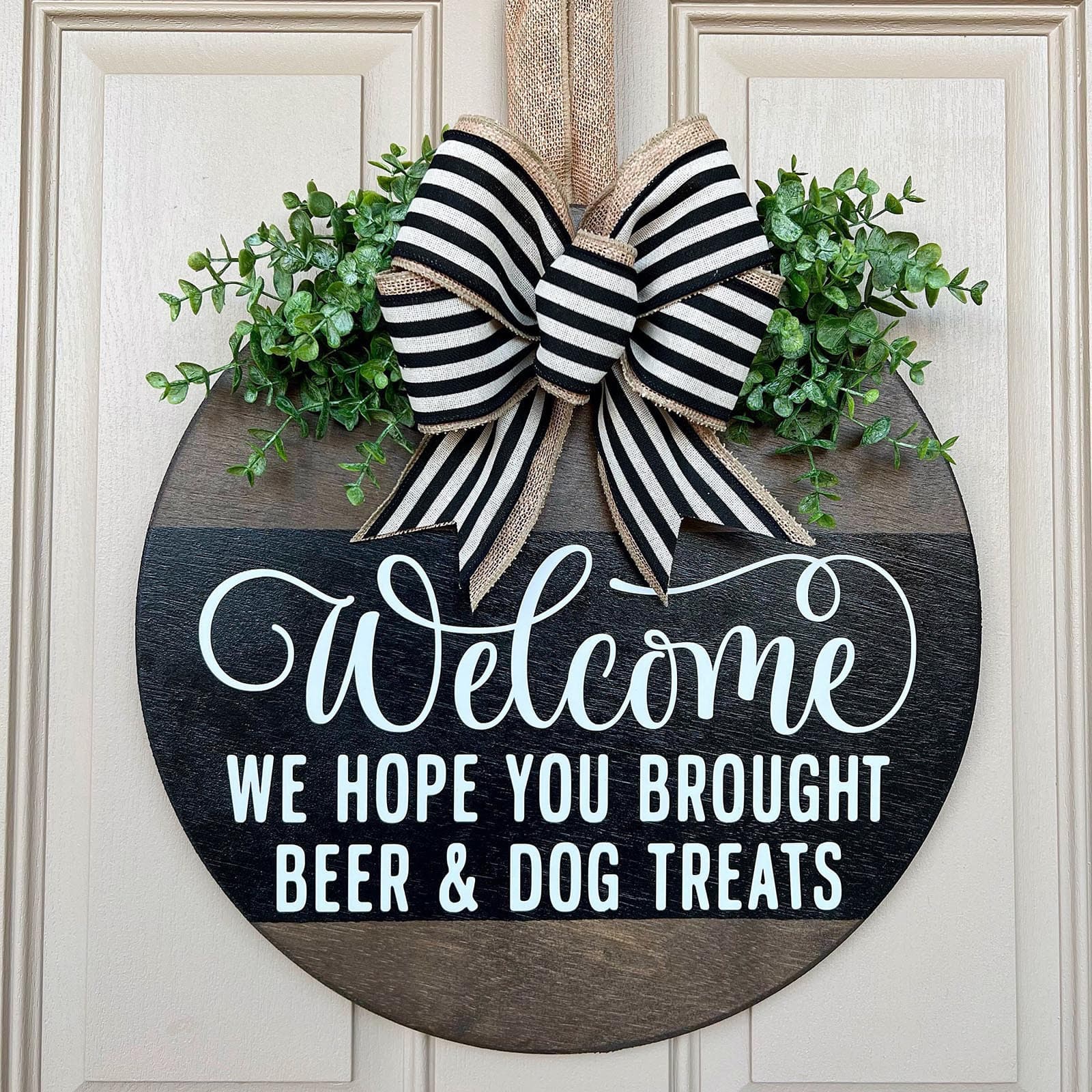 Amazon Door Hanger Funny Front Door Sign Decorative Hanging Tag Pendant Wreath Doorplate