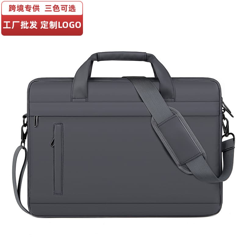 Men's Laptop Tote Bag Leather Edition Business Briefcase Shoulder Crossbody Laptop Bag with Custom Logo