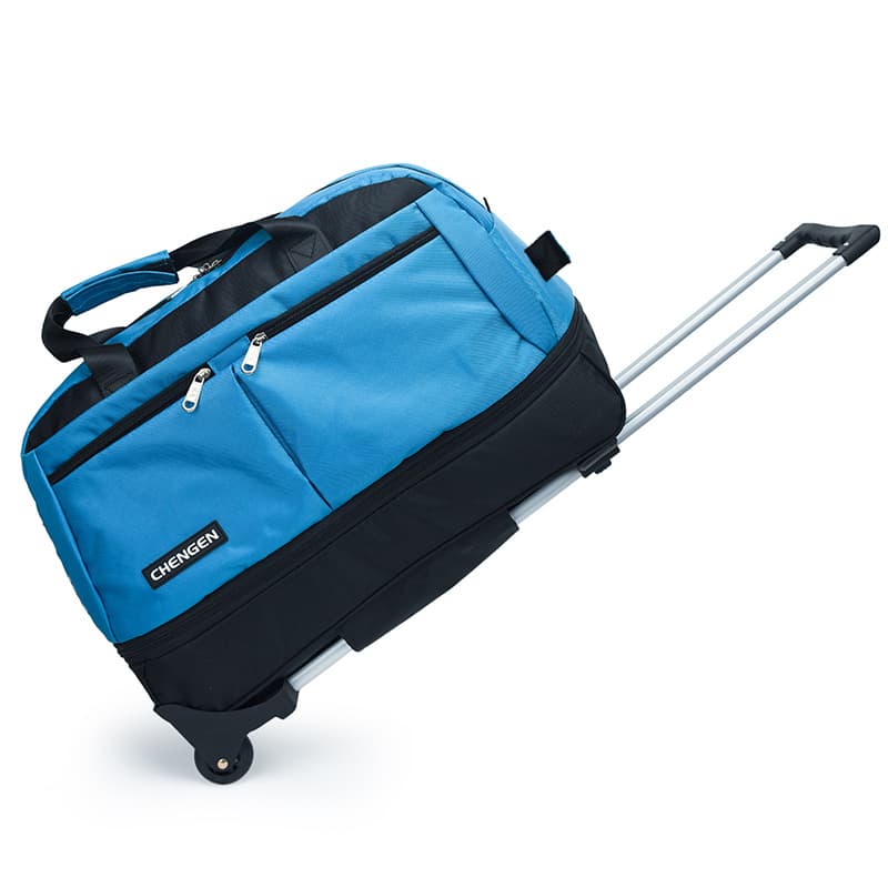 Large Capacity Trolley Bag for Men and Women, Handheld Travel Bag for Short Trips, Storage Luggage Bag with Separate Shoe Compartment, Carry-On Suitcase Bag