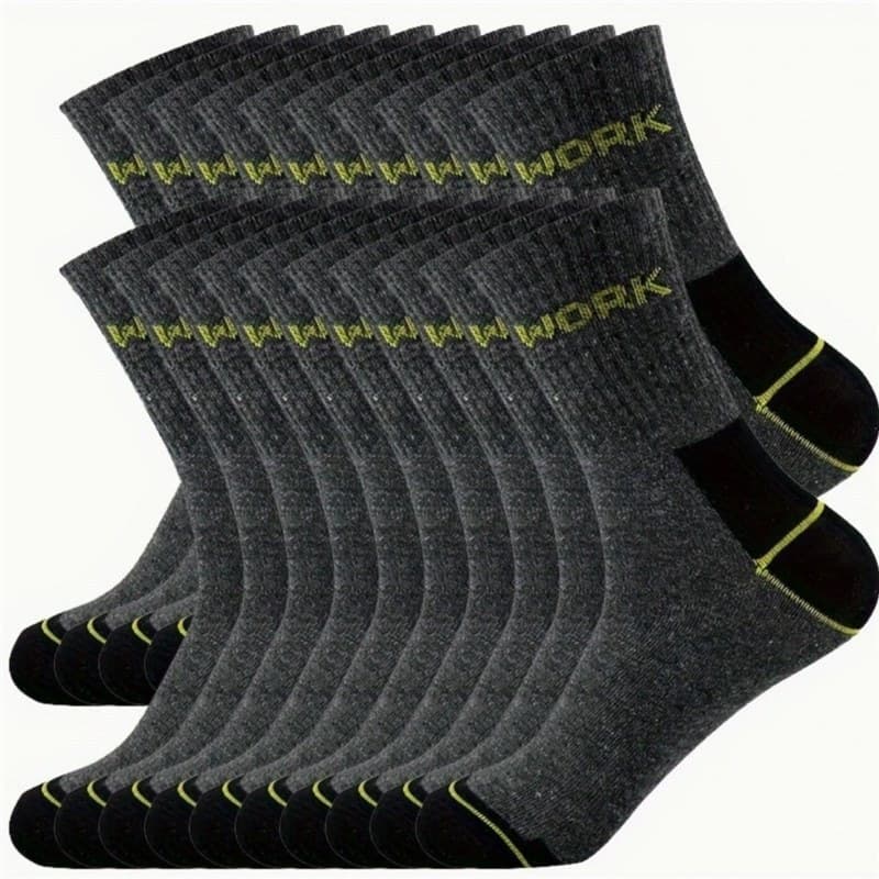 Cross-Border Hot-Selling Popular Socks for Men, Mid-Calf Sweat-Absorbing Odor-Resistant Sports Socks, Low-Cut Shallow Opening All-Season Men's Socks