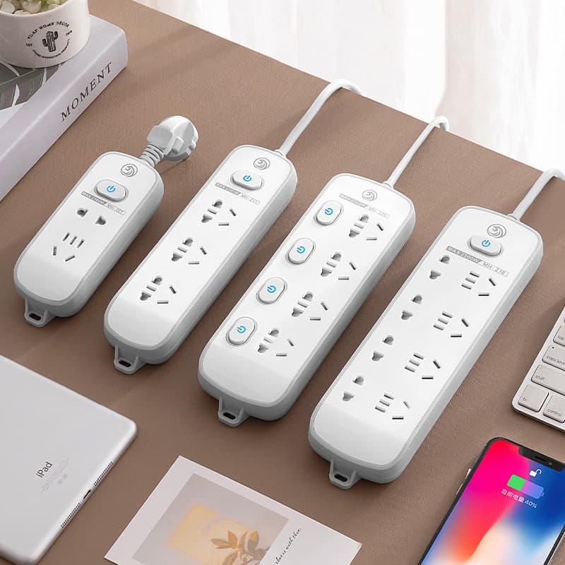Multi-purpose household socket strips, multi-outlet power strips for student dormitories with various functions, available for wholesale.
