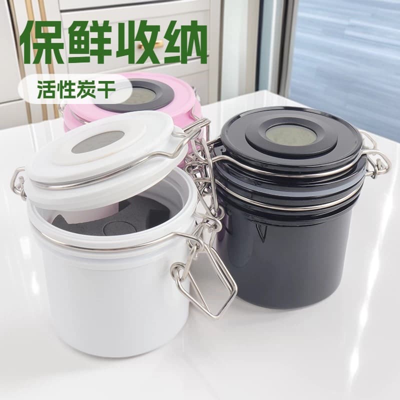Wholesale Eyelash Extension Glue Storage Box with Activated Carbon Drying Jar, Eyelash Glue Container