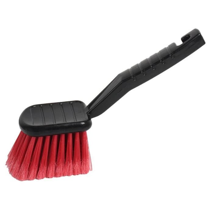 Car Cleaning Tool Soft Bristle Car Wash Brush Tire Brush Body Long Handle Red Bristle Brush Red Head Wheel Hub Cleaning Brush