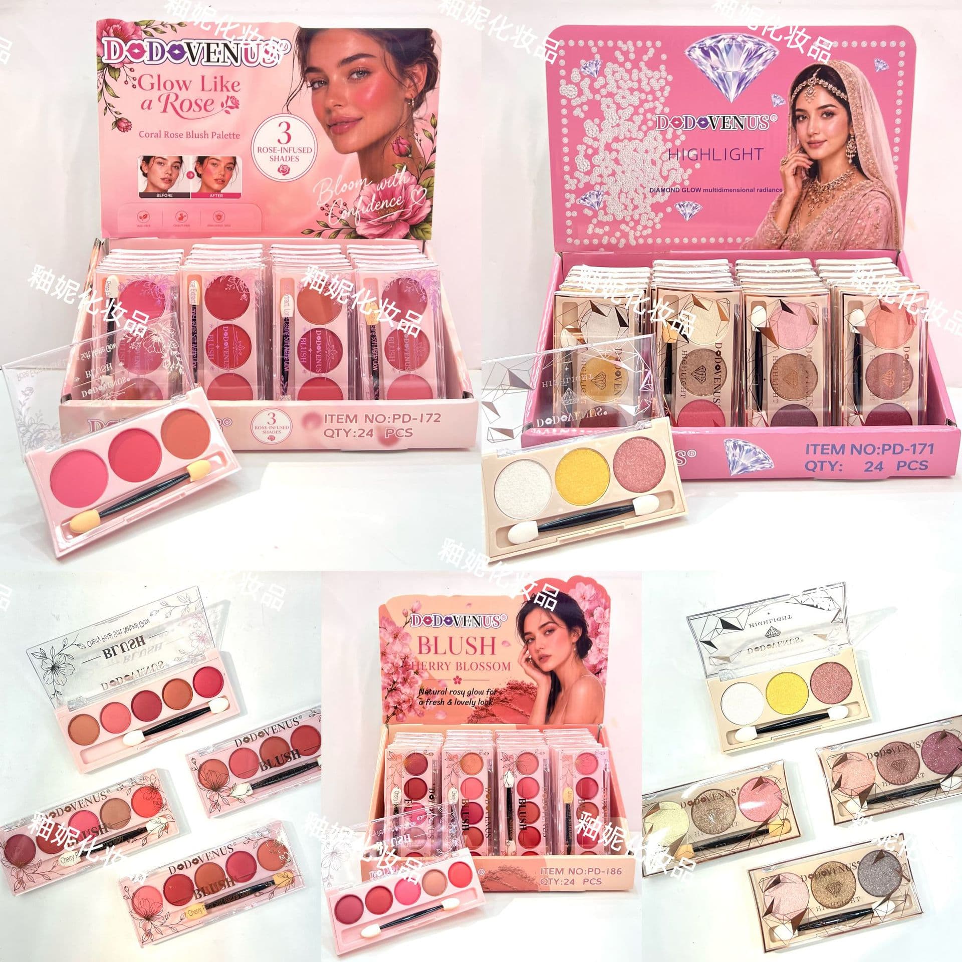 Makeup Contour Palette European and American Eyeshadow Palette Long-Lasting Smudge-Proof Easy to Blend Stage Makeup Fine Smoky Makeup Sweet and Spicy Makeup