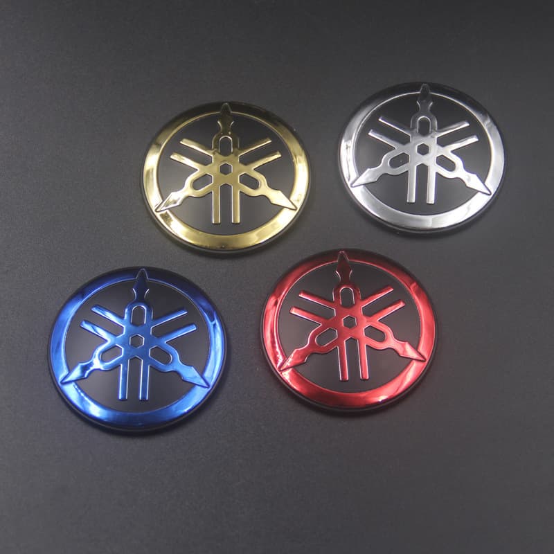 Motorcycle Accessories Yamaha Acrylic Round Badge TMAX NMAX Side 3D Sticker Fuel Tank Decal 5CM
