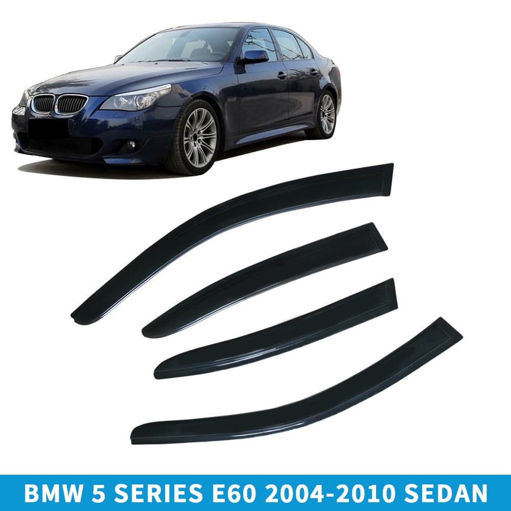Suitable for Bmw 5 Series E60 04-10 Sedan Rain Shield Side Window Deflector Rain Eyebrow Thickened Version