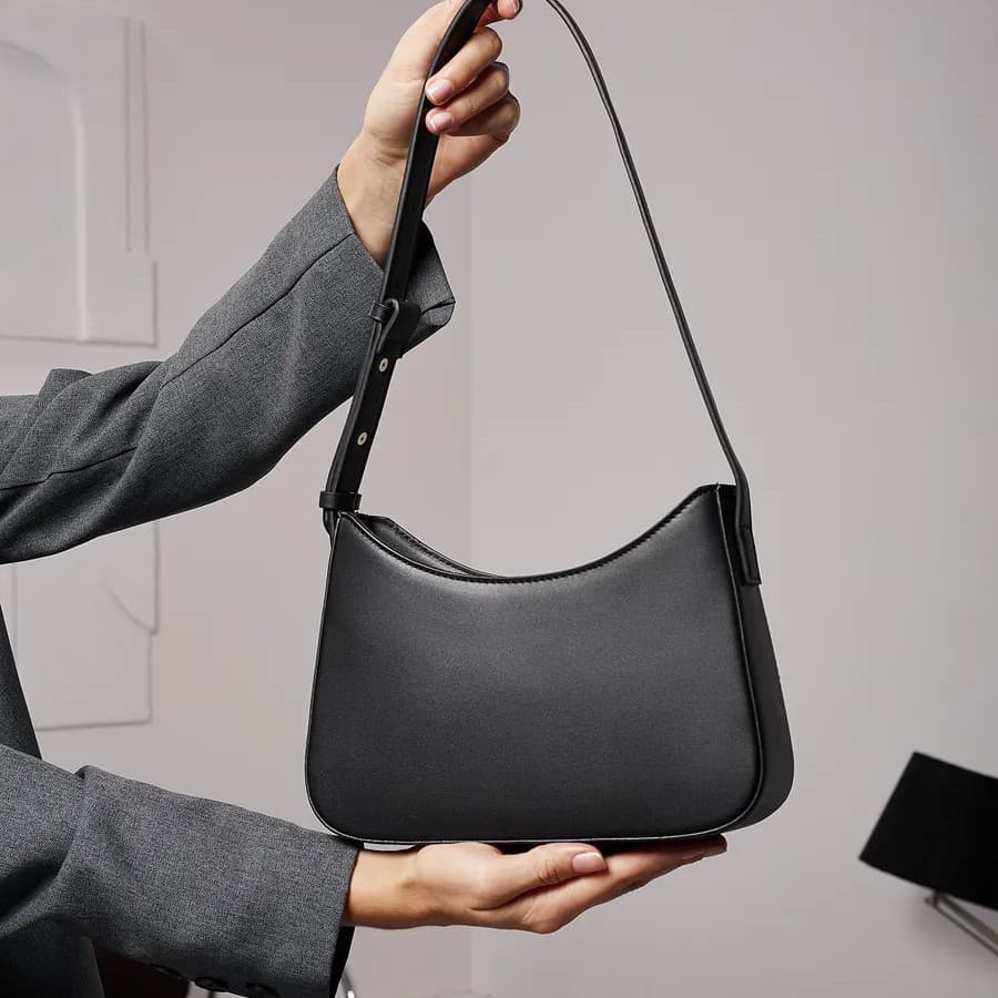 Crossbody Bag for Women Spring Summer New Trendy Small Shoulder Handbag Fashion High-End Mini Square PU Underarm Bag