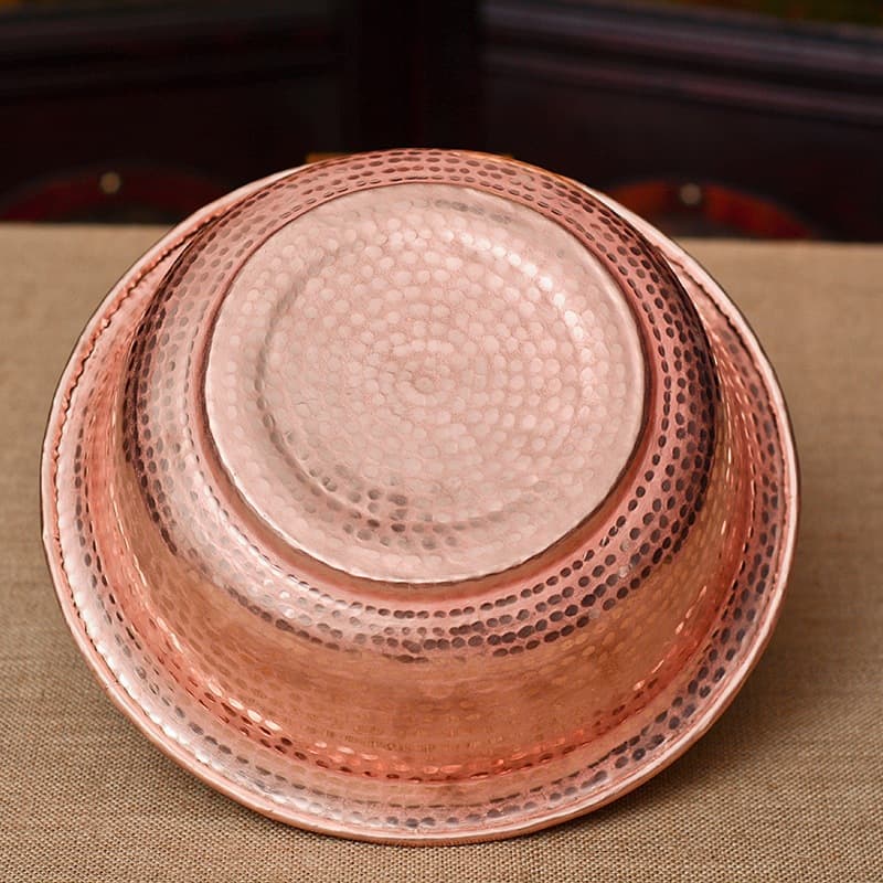 5 metal basins, wash basins, copper bath basins, copper basins, copper bath foot basins, red copper vegetable basins, multi-purpose copper basins