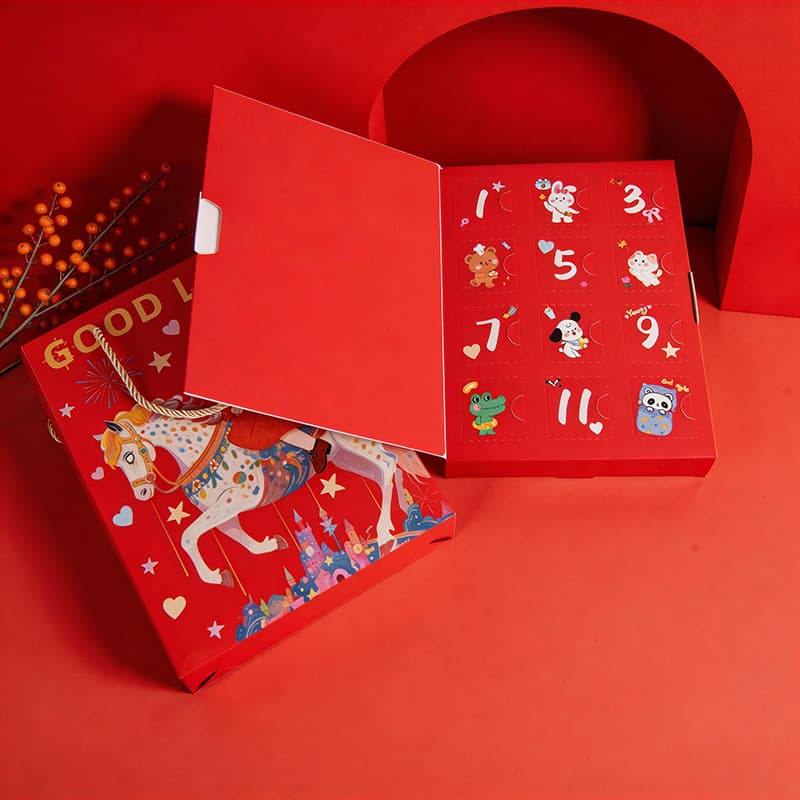 2026 New Style Custom Candy Box Flip-Top Box DIY Surprise Box Paper Box Customized Brown Sugar Surprise Box