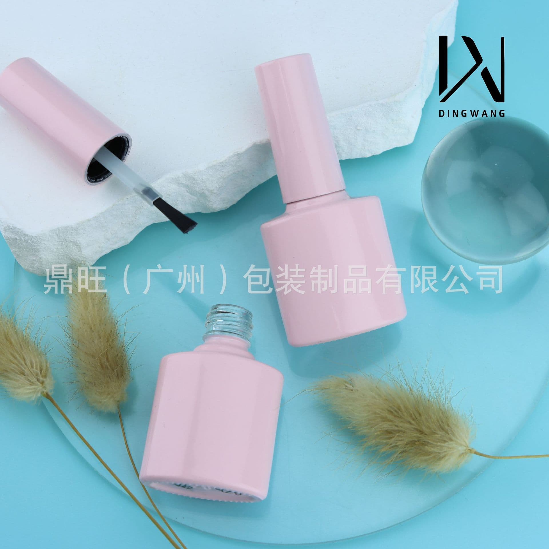 Wholesale 7ml Nail Gel Empty Bottle, Opaque Nail Polish Glass Bottle, Nail Gel Empty Refill Bottle