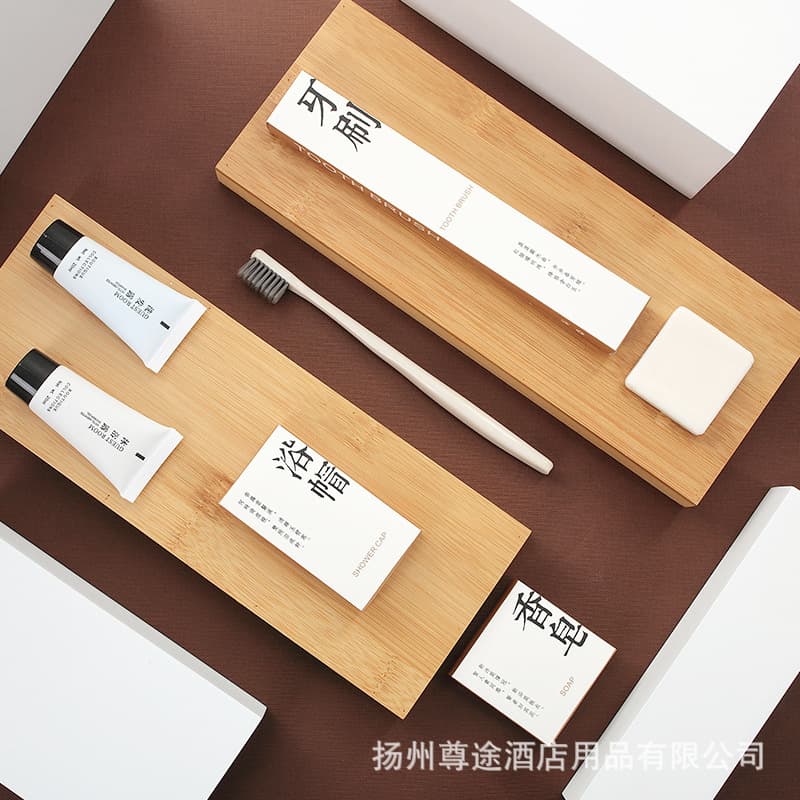 Wholesale Soft-Bristle Toothbrush Sets for Hotels, Including Shampoo, Slippers, and Full Toiletry Kits for Inns