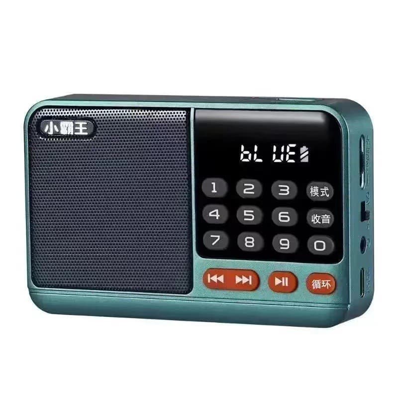 Xiao Ba Wang Radio S52 Bluetooth Speaker with Card Slot, Portable MP3 Player for Seniors