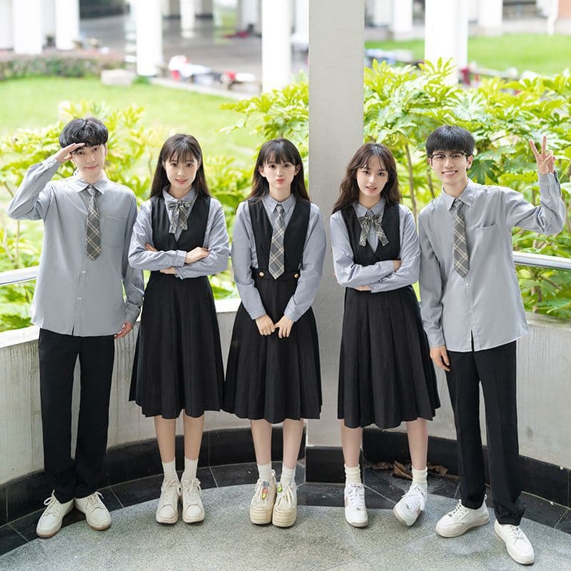 High School Student Class Uniforms, College Style Junior High School Uniforms, Middle School Students' Sports Meeting Opening Ceremony Graduation Chorus Performance Suit