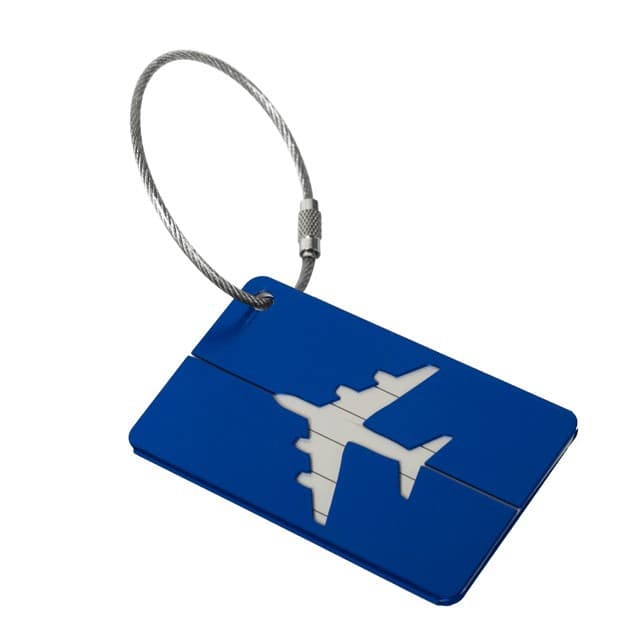 Aluminum Alloy Luggage Tag Boarding Metal Suitcase Airline Checked Baggage Hanging Card Amazon In-Stock Factory Wholesale