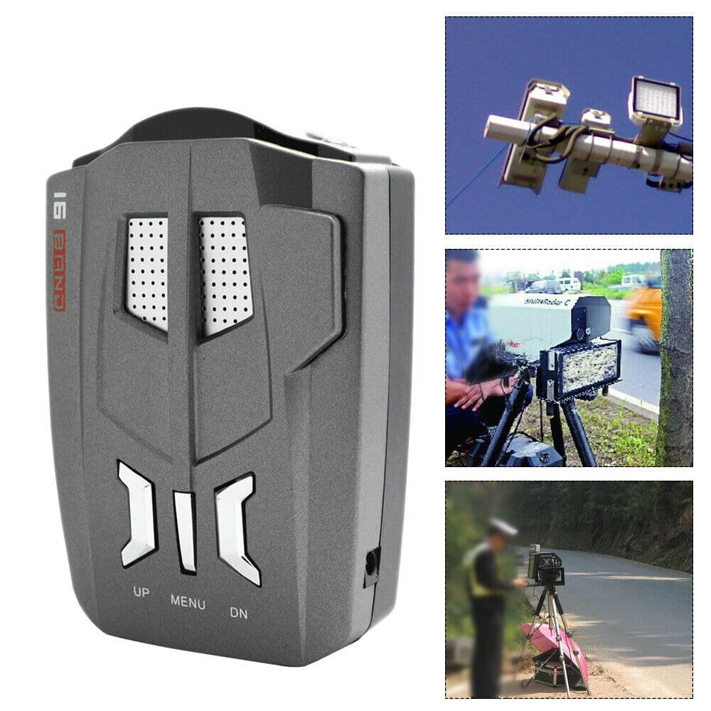 Factory direct V9 radar detector, radar speed gun, mobile speed detection electronic dog with English/Russian language switch