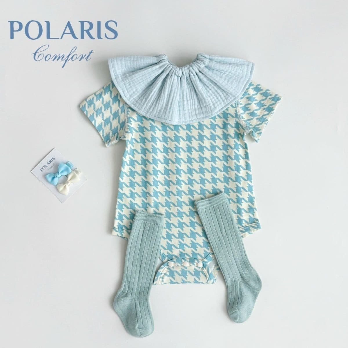 Korean Style Baby Bodysuit Summer Infant Clothes Summer Outfit Super Stylish Super Cute Infant Houndstooth Romper Crawling Suit
