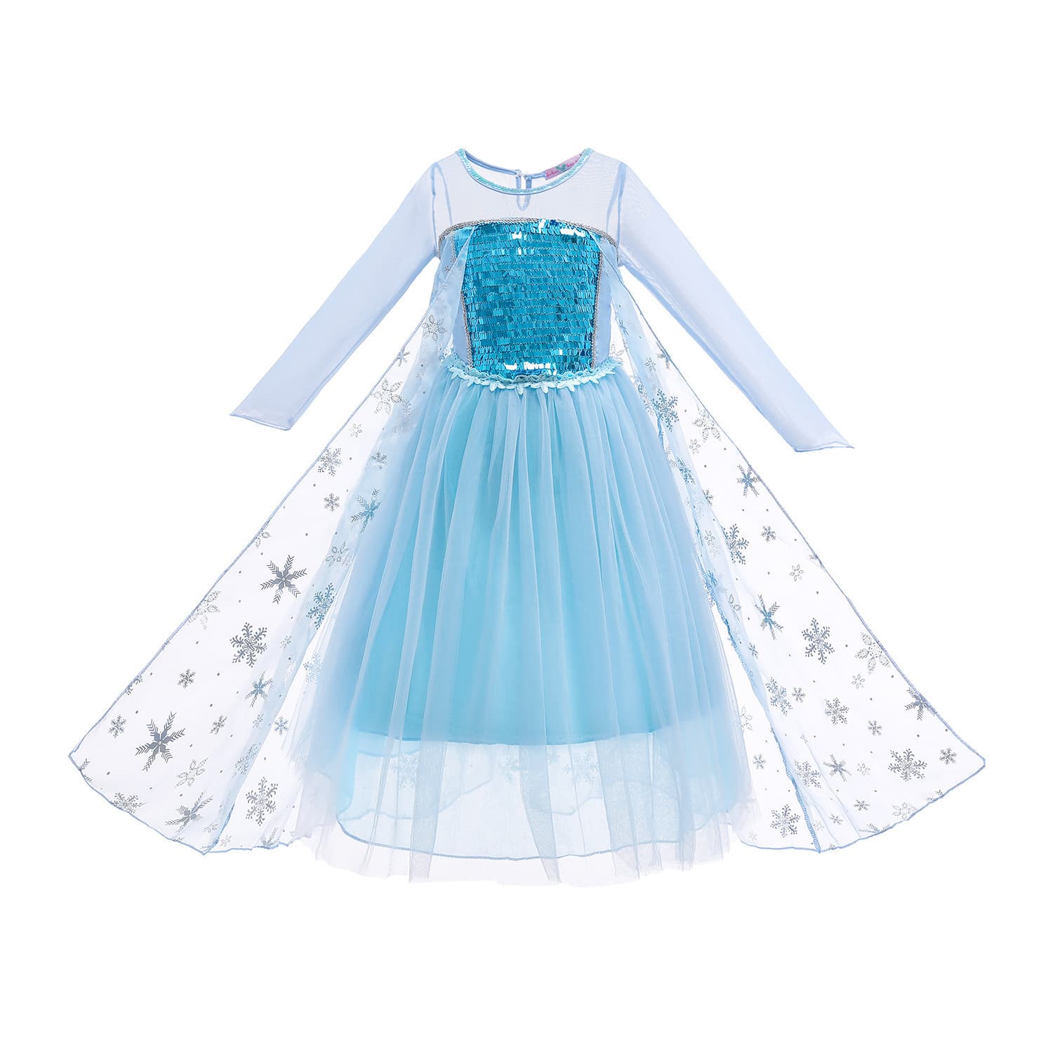Frozen Elsa Princess Dress for Girls New Style Gown Children's Elsa Dress Spring Summer