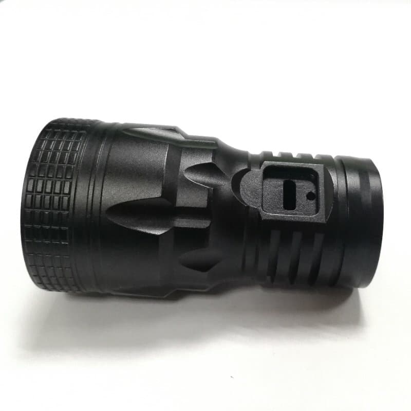Tactical Flashlight Aluminum Alloy Outdoor High-Power Adjustable Focus Strobe Multi-Function Flashlight