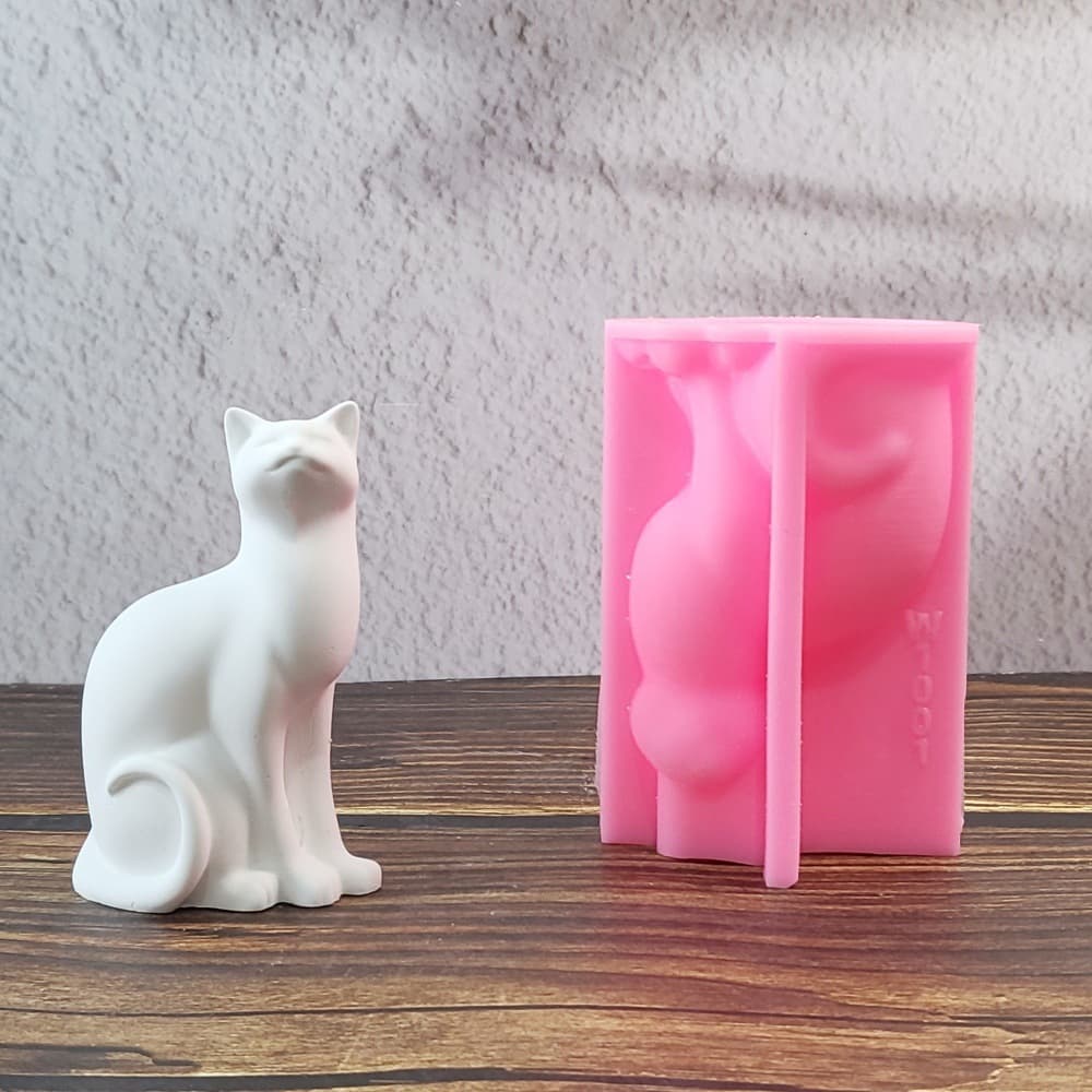 Bee Dwarf Ornament Mold, Candle Gypsum DIY Gypsum Ornament Candle Holder Silicone Mold W1001