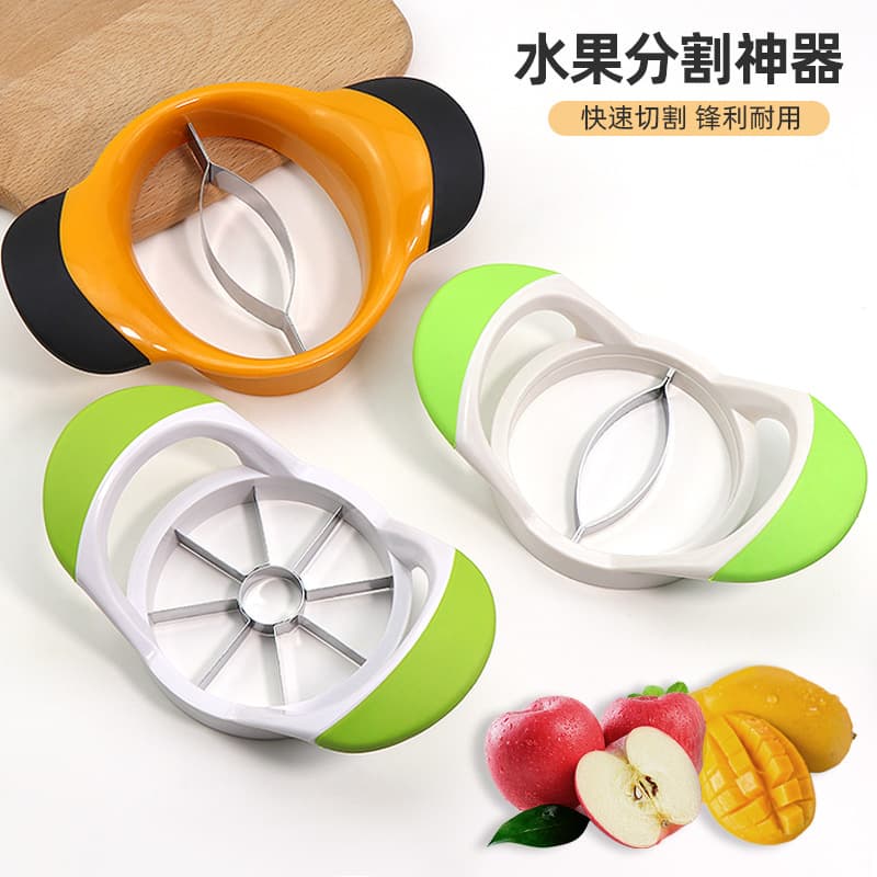 430 Stainless Steel Fruit Slicer Kitchen Tool for Apple Mango Tomato Potato Slice And Dice Tool Modern Simple Style Gift