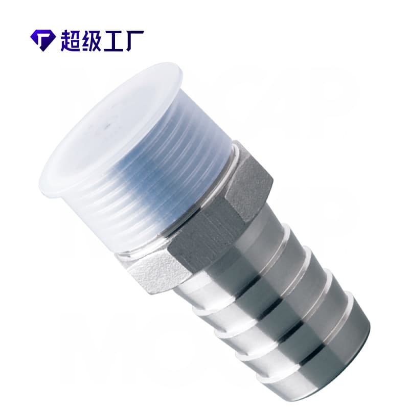 Custom Transparent Low-Density Polyethylene Threaded Dust Cap Easy-Removal Flange Cover Plastic Protective Cap