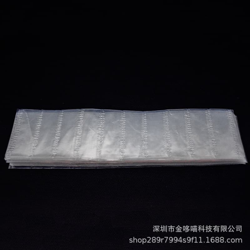 PE 10-grid plastic bag, connected parts bag, watch row bag, grid bag, compartment bag, 10-grid bag, connected transparent plastic bag