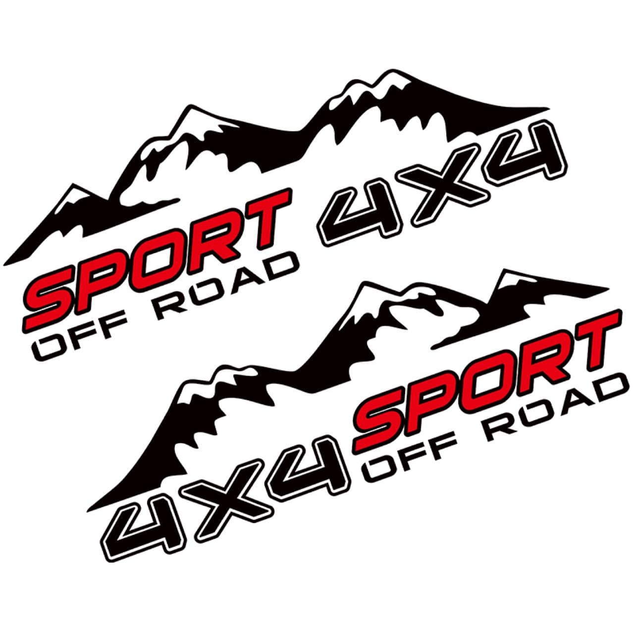 Suitable for Raptor Tundra 4X4 car stickers, Paladin off-road Pajero pickup box four-wheel drive decoration