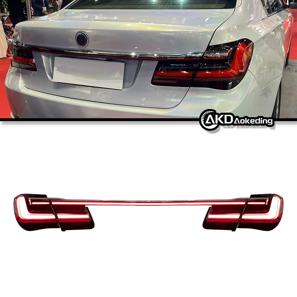 Dedicated BMW 7 Series F02 F01 G12 Taillight Assembly for 2009-2012, Modified Later Model Through-Type Integrated LED Rear Taillight