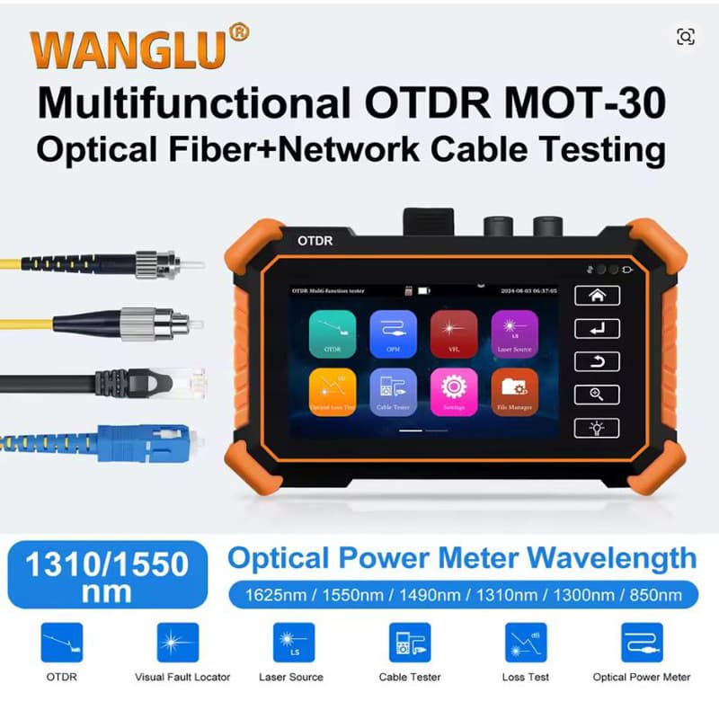 Netlink MOT-30 MOT-31 1310/1550 1610 Optical Time Domain Reflectometer OTDR Tester