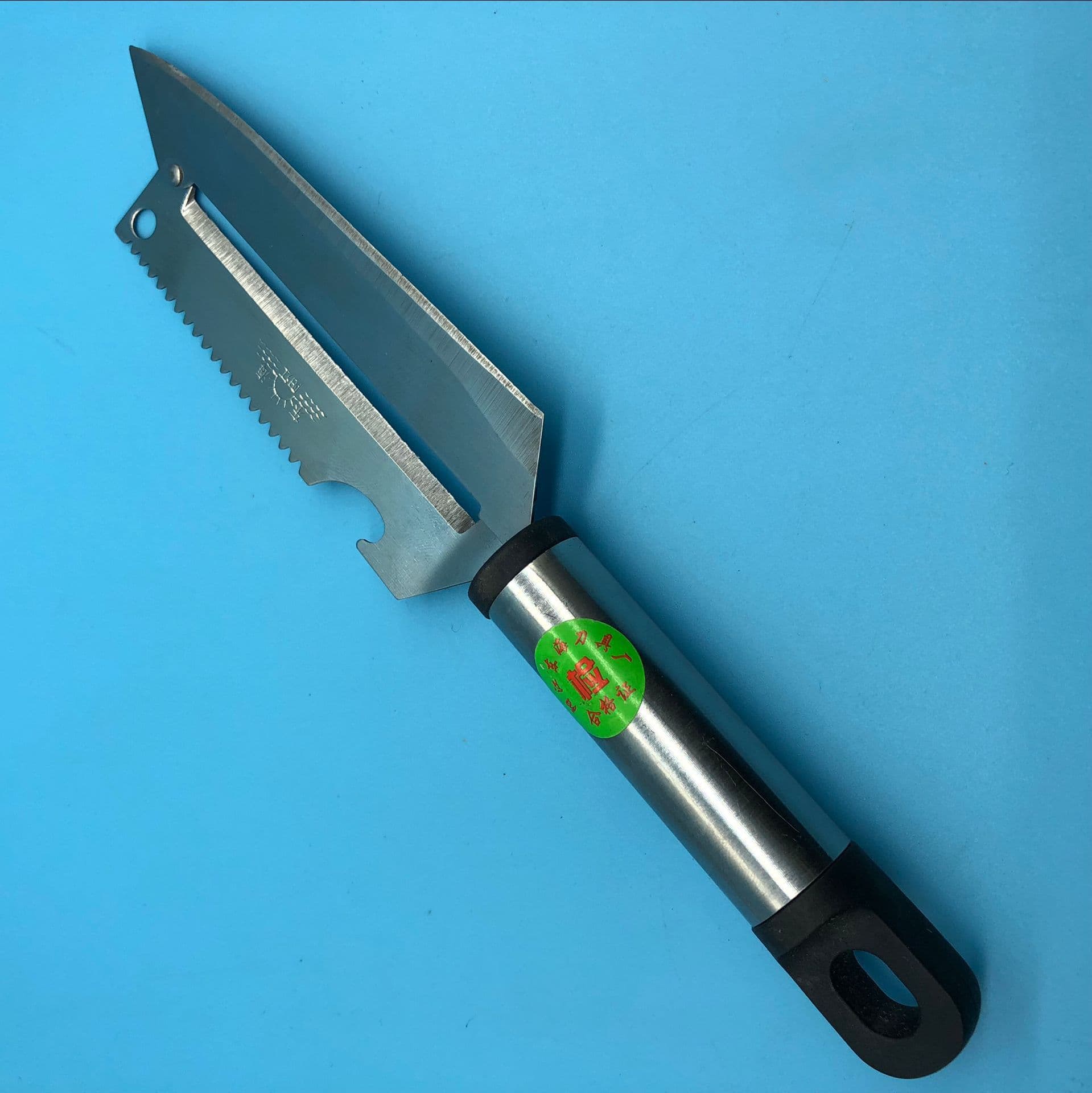 Full-handle steel peeler, stainless steel product, multi-functional peeler, 2 yuan street stall supply, can be used as a gift.