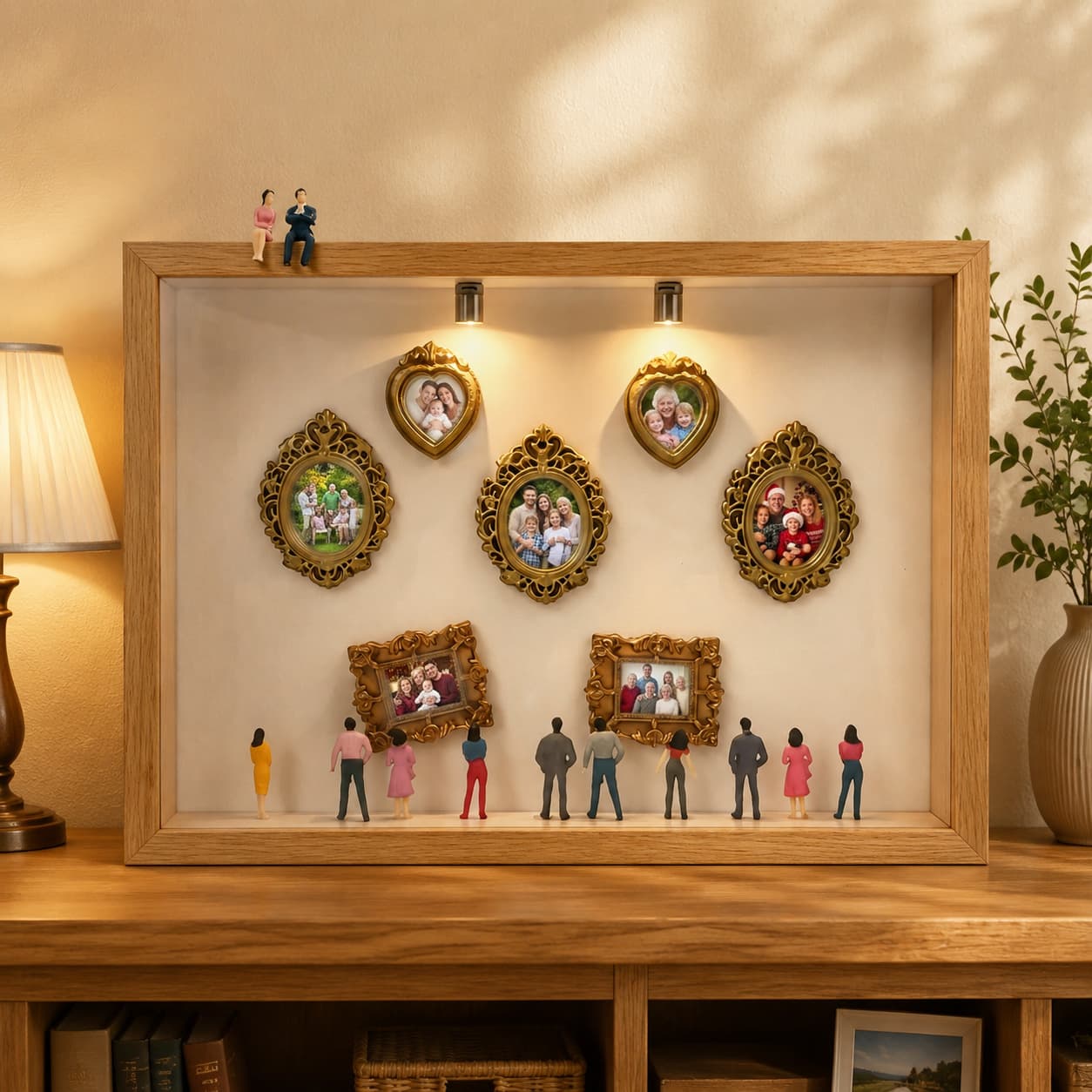 DIY Mini Museum Silhouette Box - Mini DIY Museum Silhouette Box Micro Frame