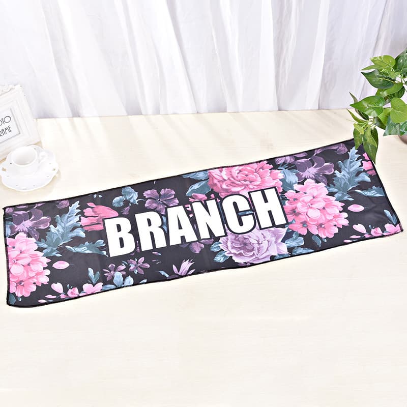 Wholesale summer full-print cooling towels, long cooling towels, fitness and sports cooling towels, logo printing supported.