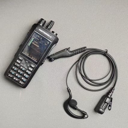 Compatible with Motorola R7 Walkie-Talkie Headset, Ear-Hook Style Earphone, R7A Handheld Headset, Apx N30/N50 Earphone