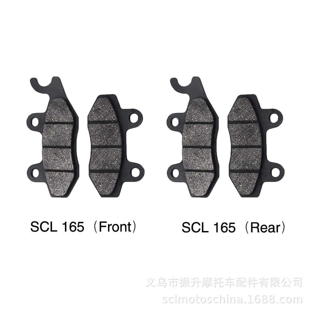 Motorcycle brake pads compatible with KAWASAKI ninja250 Z250 front and rear brakes (2013-2016).
