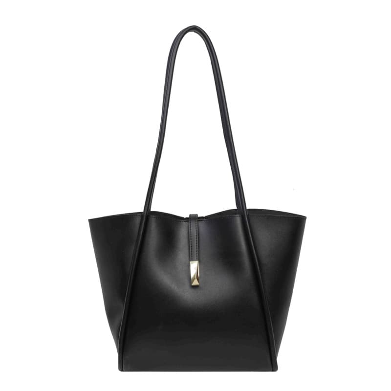 Soft Leather Large Capacity Commuter Bag Women's 2023 New Tote Bag Premium Sense Niche Shoulder Bag Versatile