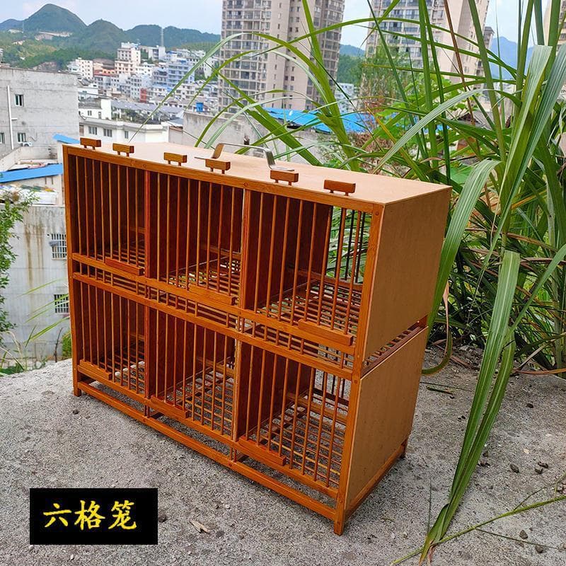 Sealed Board Thrush Bird Cage Bamboo Large Size for Wild Birds Transport Cage Double Layer Aged Bamboo Free Shipping