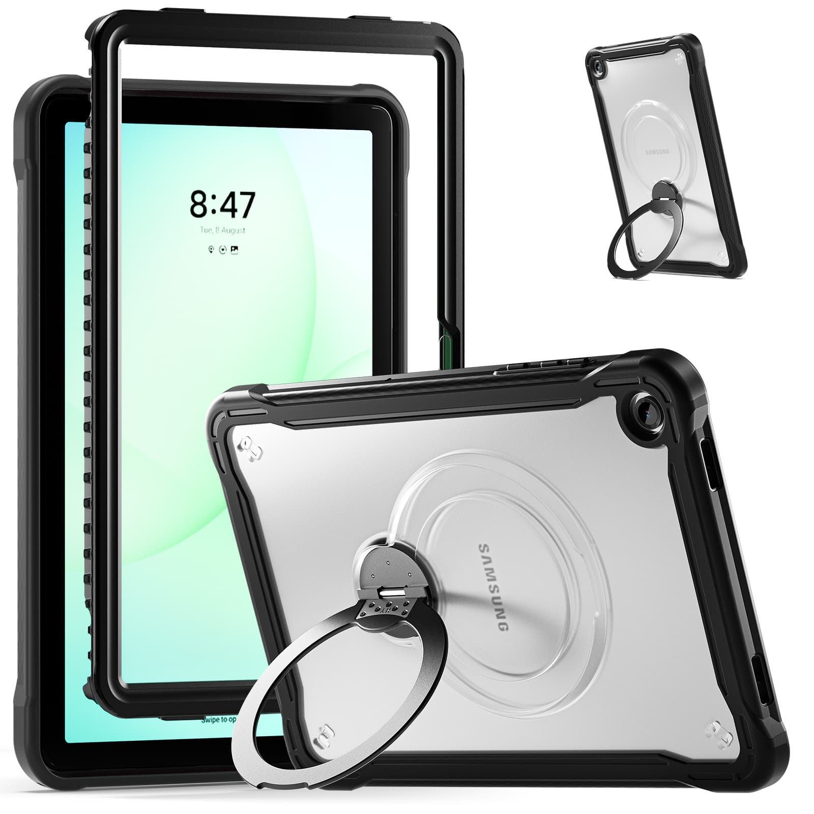 Suitable for Apple iPad 11Th Generation Protective Case, Anti-Fall Protective Shell, Portable Rotating Stand, Air11/A11P Protective Case