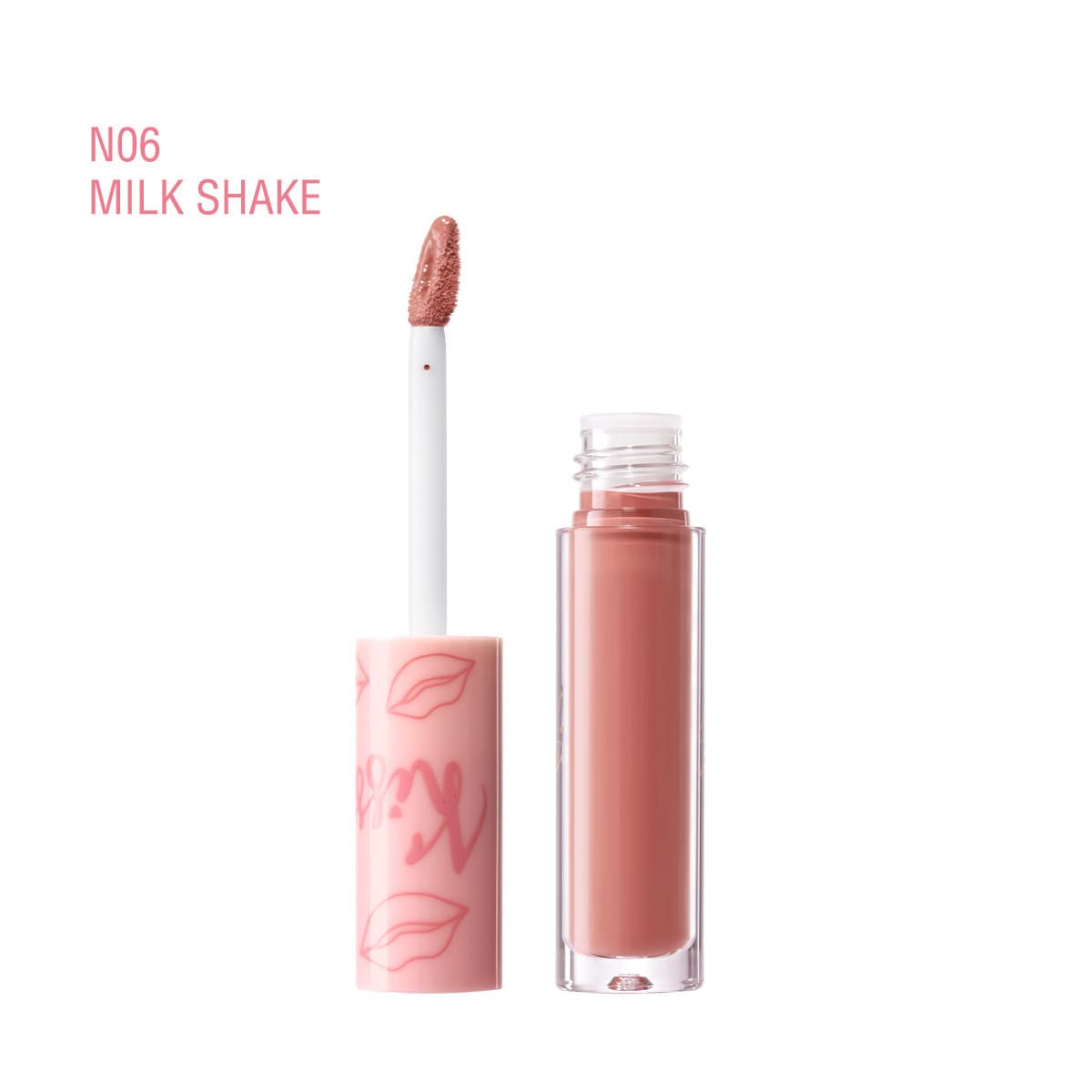 Southeast Asia Hot-Selling Matte Lip Gloss Water Mist Lip Mud Lipstick OEM Non-Stick Cup Mirror Lip Glaze Custom